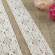 STOCK 100% cotton High Quality Lace Trim French Lace Trimming